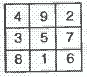 Рис. 3 – Простейший магический квадрат для амулета