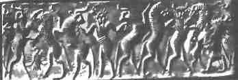 Рис. 1 – Вавилонский амулет в форме цилиндрической печати